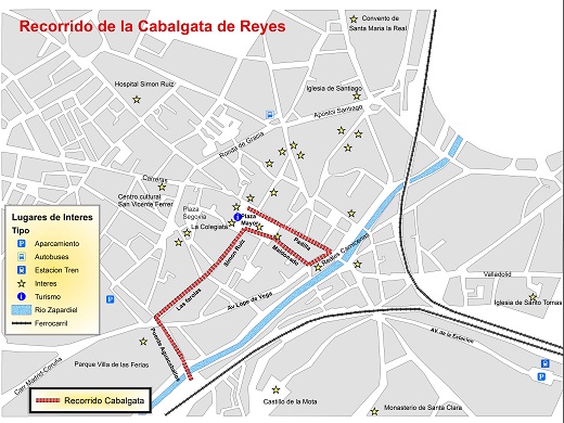 Recorrido cabalgata